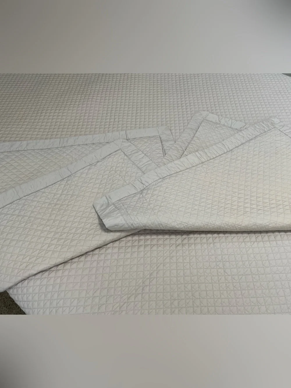 Ralph Lauren Coastal Sand King Quilted Coverlet & 2 European Shams